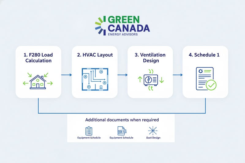 HVAC Drawings for an Ontario