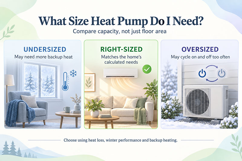 Can You Size a Heat Pump by Square Footage?
